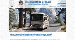 Desktop Screenshot of bellinghamrvboatstorage.com